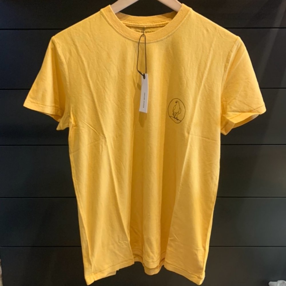 The Cotton Hemp Tee in Canary Eagle